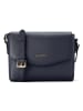 Bologna Leather Crossbody Umhängetasche Leder 22 cm navy