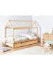 Beliani Kinderbett CRILLON in Braun - (W) 99 x (H) 162 x (L) 210 cm