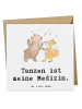 Mr. & Mrs. Panda Deluxe Karte Hase Tanzen mit Spruch in Weiß