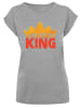 F4NT4STIC T-Shirt Disney König der Löwen Movie Long Live The King in grau meliert