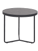 Beliani Couchtisch MELODY in Grau/Schwarz - (W) 50 x (H) 45 x (L) 50 cm