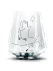 Mr. & Mrs. Panda Windlicht Glas Pinguin Surfer ohne Spruch in Transparent