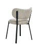 Beliani 2er-Set Esszimmerstuhl BRONTE in Beige/Schwarz