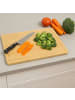 Zeller Schneidebrett, Hacken - rechteckig in Braun, (B) 33 x (H) 1,6 x (L) 45 cm