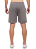 Reichstadt Herren Regular Fit Shorts Marken-Stick in Dark Grey