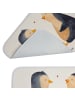 Mr. & Mrs. Panda Badezimmerteppich Pinguin Pärchen ohne Spruch in Weiß