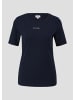 s.Oliver T-Shirt kurzarm in Blau