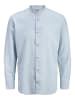 Jack & Jones Hemd JJESUMMER LINEN BLEND BAND in Blau
