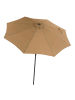 SONGMICS Sonnenschirm Sheld in Taupe - (H)252 x Ø290 cm