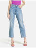 TAIFUN Hose Jeans verkürzt in Light Blue Denim