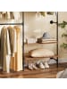SoBuy Wandgarderobe in Schwarz - (W) 48 x (H) 220 x (L) 265 cm