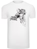 F4NT4STIC T-Shirt Marvel Superhelden Avengers Iron Man Mono Line in weiß