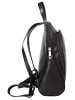 Cluty City-Rucksack echt Leder in schwarz