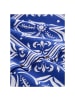Tom Tailor Halbarmbluse in blue flower tile design