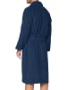 normani Herren Premium Bademantel Basic in Marine