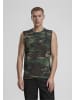 Brandit Sleeveless Shirt in woodland