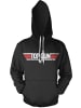 TOP GUN Hoodie "Big Tall Hoodie" in Schwarz