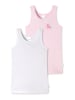 Schiesser Unterhemden 2er-Pack Basic Kids in Rosa
