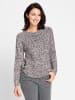 WITT WEIDEN Rundhals-Pullover in mauve-meliert
