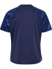 Hummel T-Shirt Hmlblaze26 Kinder in MARINE/CHERRY TOMATO