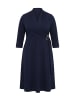 Ulla Popken Midikleid in dunkles marine