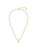 Yokoamii Kette Herz aus Messing in gelbgold