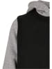 Urban Classics Zip-Kapuzenpullover in schwarz