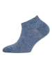 ewers 6er-Set Sneaker Socken 6er Pack Uni in blau-grau-grün