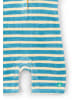 Little Green Radicals Organic Towelling Romper in Blue