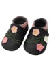 Yalion Baby Krabbelschuhe aus Leder, weiche Lauflernschuhe mit rutschfester Sohle