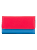 MYWALIT Tri-fold Zip Wallet Geldbörse Leder 17 cm  lipstick