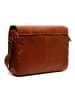 The Chesterfield Brand Tampa Aktentaschen Messenger Leder 40 cm Laptopfach in cognac