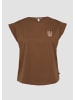 QS T-Shirt  in  89D0_braun
