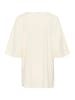 Cream T-shirt CRFria Oversize fit in Snow White