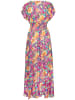 LASCANA Strandkleid in pink bedruckt