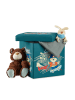 relaxdays Sitzhocker Kinder Bär - (B)38 x (H)38 x (T)38 cm
