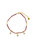 Luxenter Armband aus 925er Sterlingsilber und glitzerndem Zirkonia mit 18k Goldveredelung