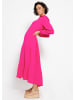 SASSYCLASSY Musselin Maxi Kleid in pink
