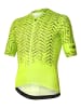 rh+ Fahrradtrikot Lab Jersey in network acid lime