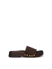 Marc O'Polo Pantolette Model Mary in burnt coffee