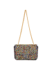 faina Women Flap Bag in Black Multicolor