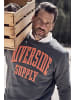 JP1880 Sweatshirt in dunkelgrau melange