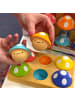 Sassy Lernspielzeug ab 1 Jahr mit 6 Pilzen - Farben, Zahlen & Emotionen lernen