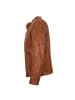 MADDOX Lederjacke Lammnappa in Cognac