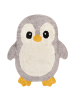 Beliani Kinderteppich WADDLES in Grau/Weiß/Gelb - (W) 100 x (L) 120 cm