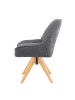 DUBI Möbel 2er-Set: Drehstuhl Mika-Lio in Grau - (B)60 x (H)88 x  (T)68 cm