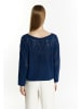 DreiMaster Klassik Damen Pullover in Blau Grau