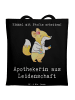 Mr. & Mrs. Panda Stoffbeutel Apothekerin Leidenschaft mit Spruch in Schwarz