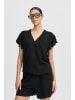 b. young Bluse kurzarm BYFILINEN Regular fit in Black