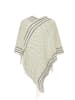 VIRITA Women Poncho in Wollweiss